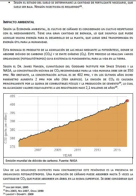 Cañamo: un cultivo con potencial