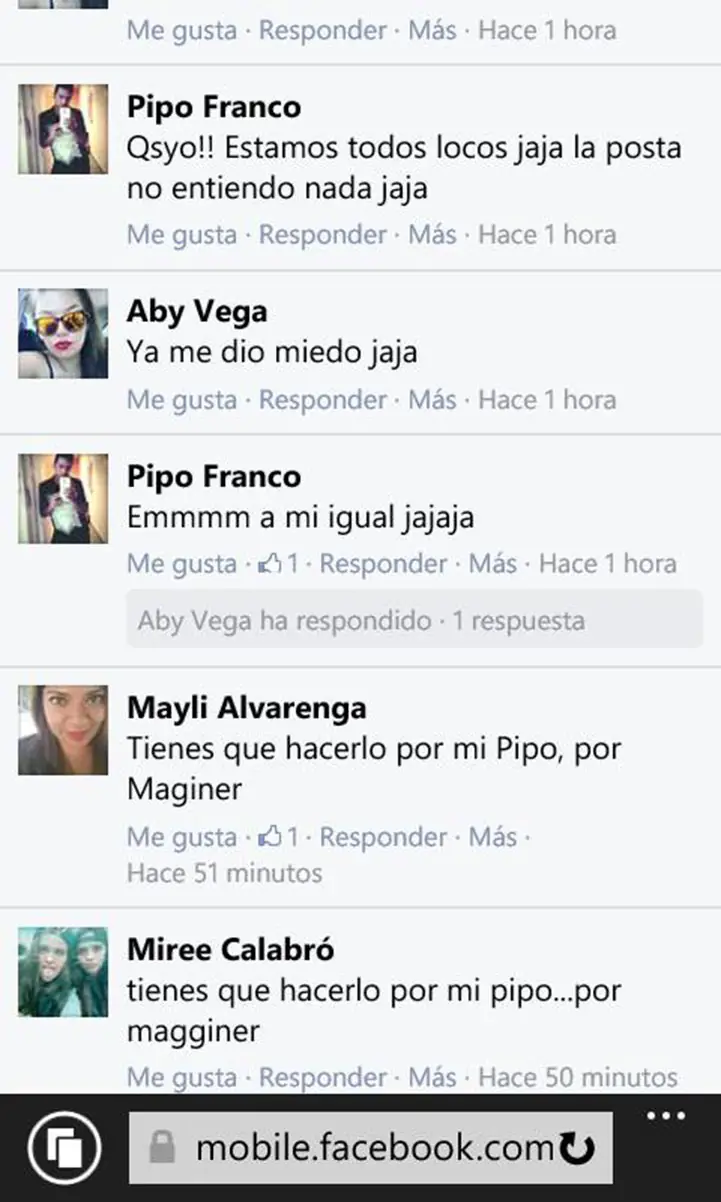 de las redes sociales