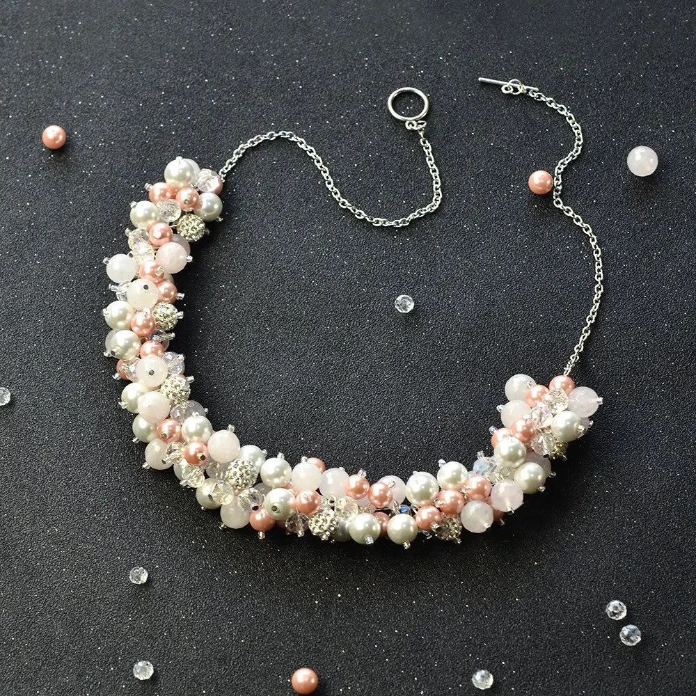 DIY elegante collar para la boda