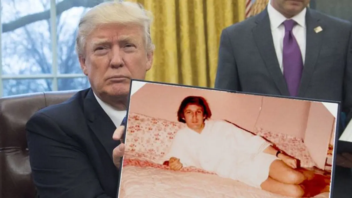 Vieja foto de Donald Trump, Internet no perdona