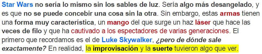 Star Wars Sable Laser