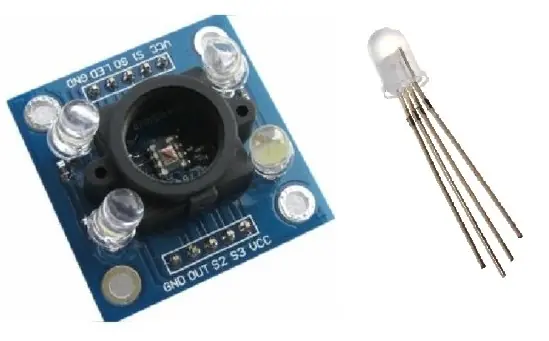 Tutoriales Arduino, Proyecto 24: Sensor de color + LED RGB