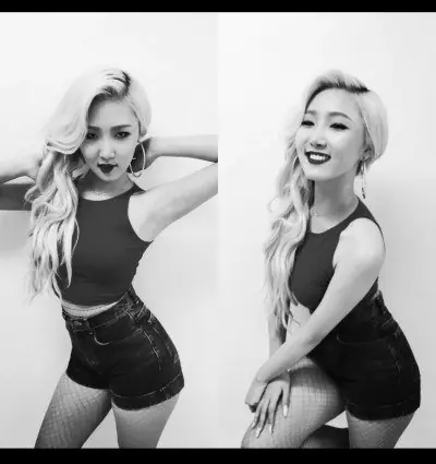 El cuerpo de Hwasa de Mamamoo