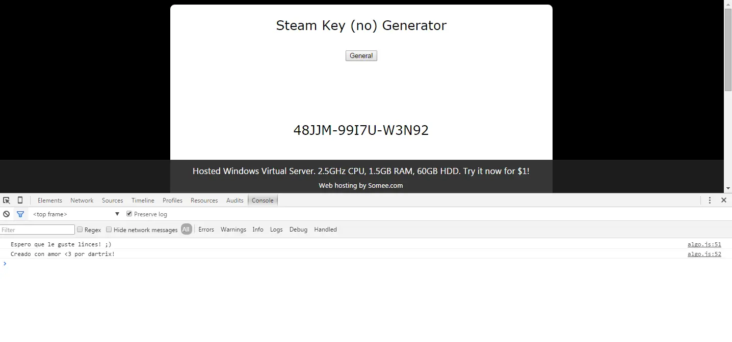 Hice un steam key generator Y TE LO MUESTRO! Hice un steam key generator Y TE LO MUESTRO!