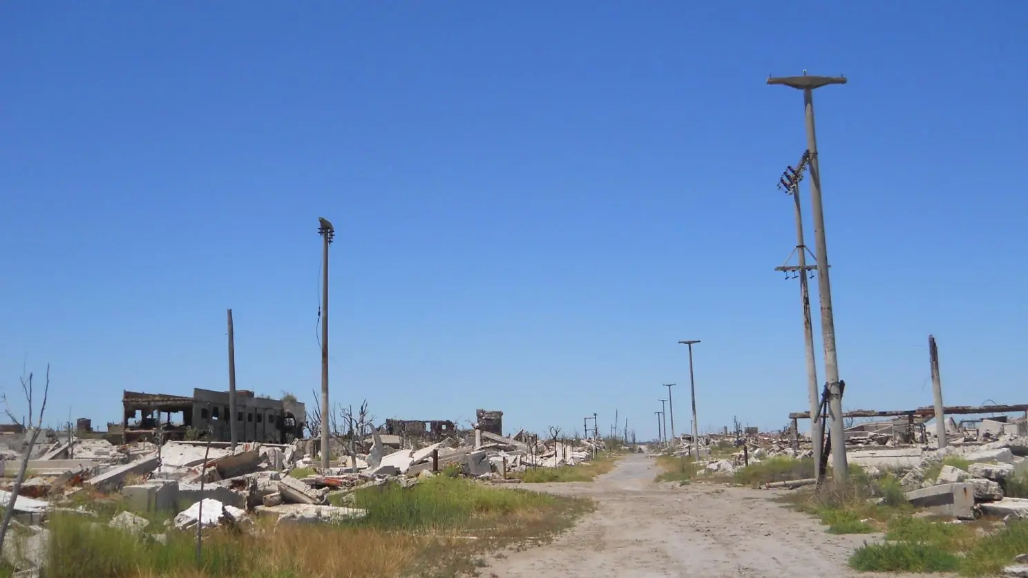 Visité Epecuén, la ciudad del Guinness