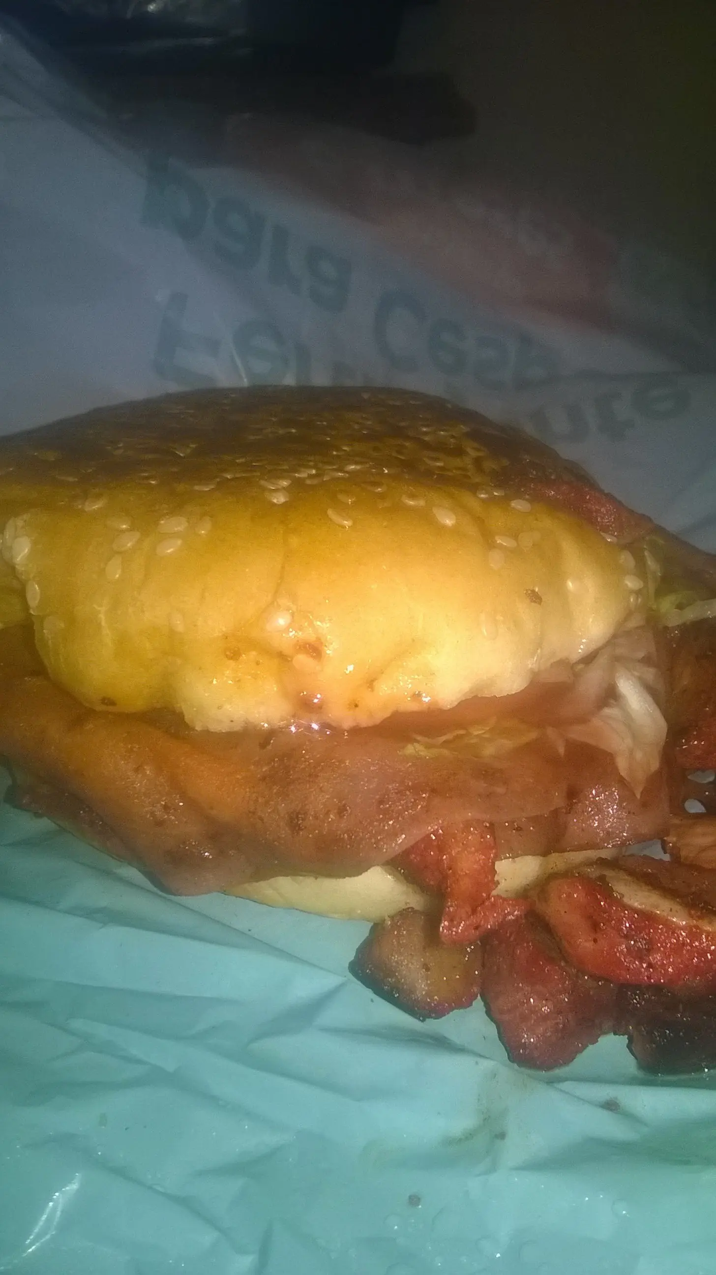 Me compre una hamburguesa y te lo muestro