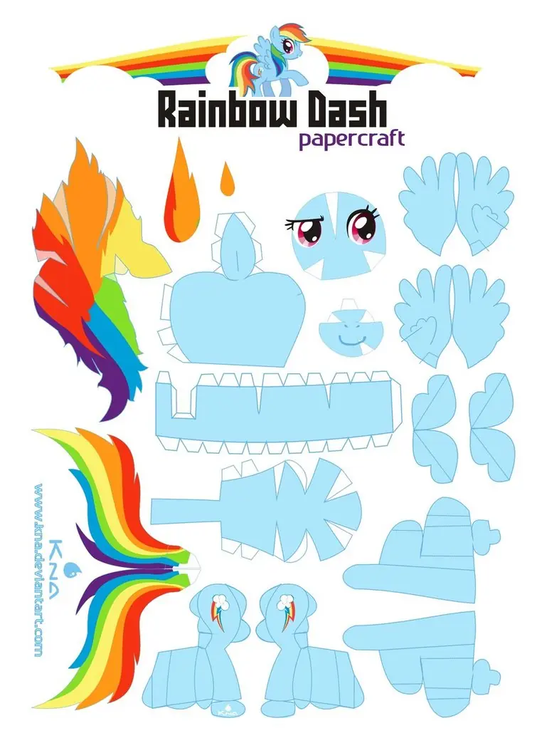 Papercraft de MLP