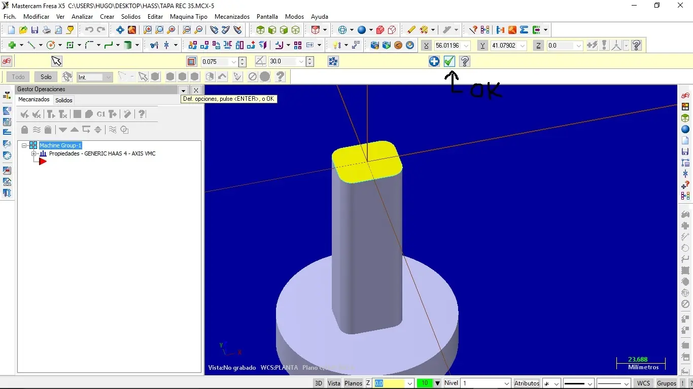 tutorial paso a paso mastercamx5