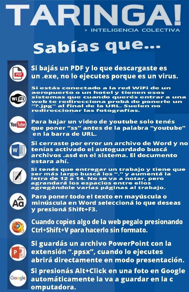 atajos de teclado