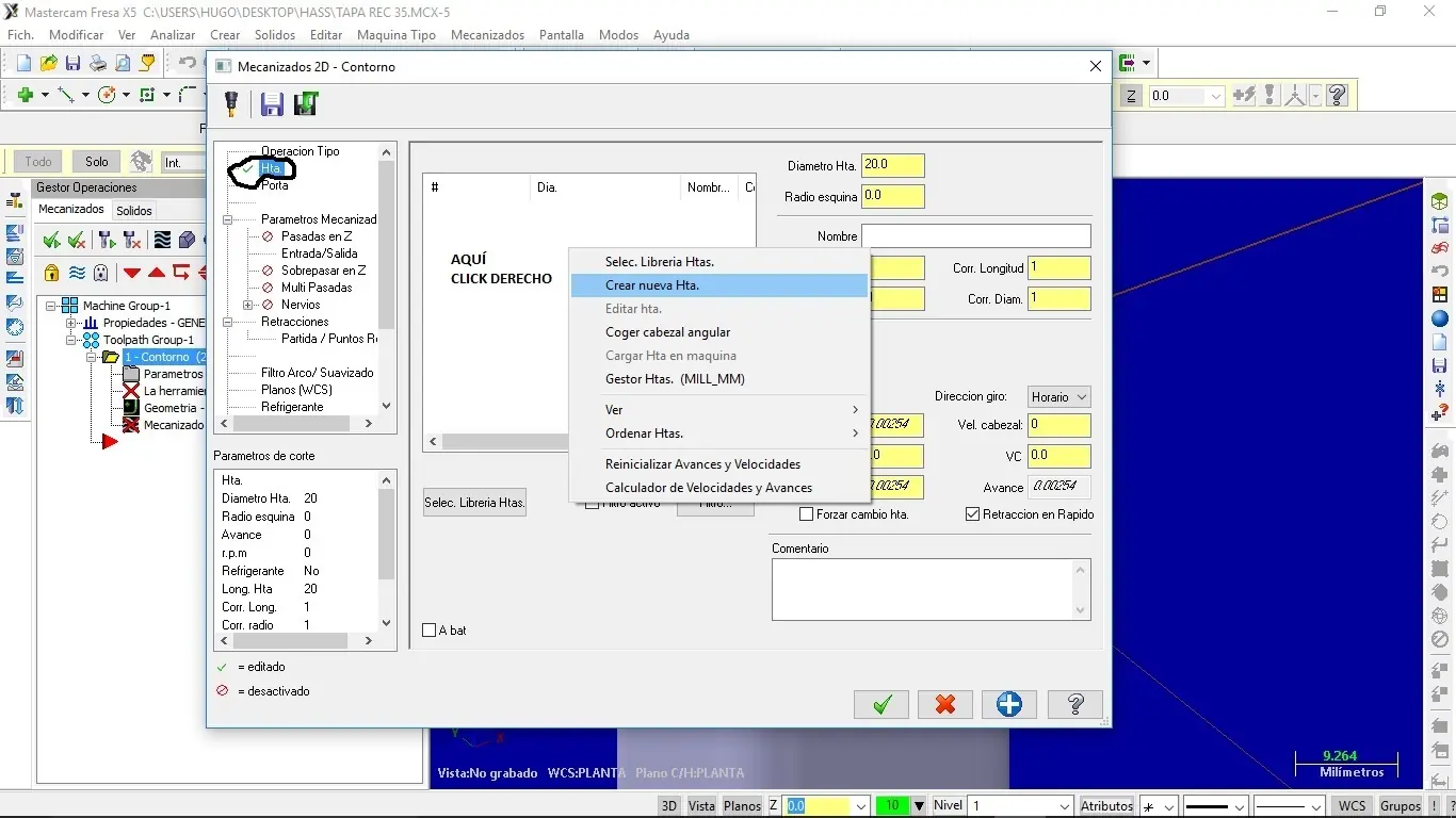 tutorial paso a paso mastercamx5