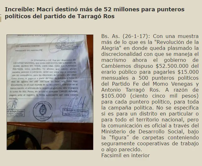 El macrismo El macrismo
