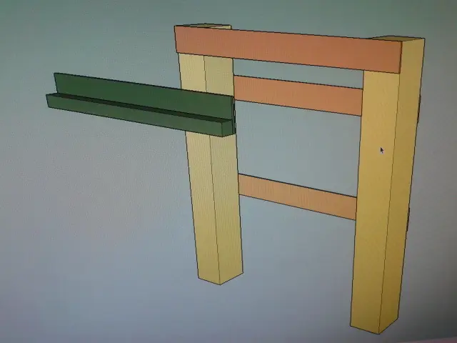 Hice un soporte para TV Led y te lo muestro