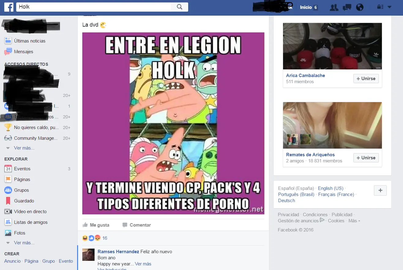 Legion Holk, la nueva Taringa? Pasa y te lo tocuen.