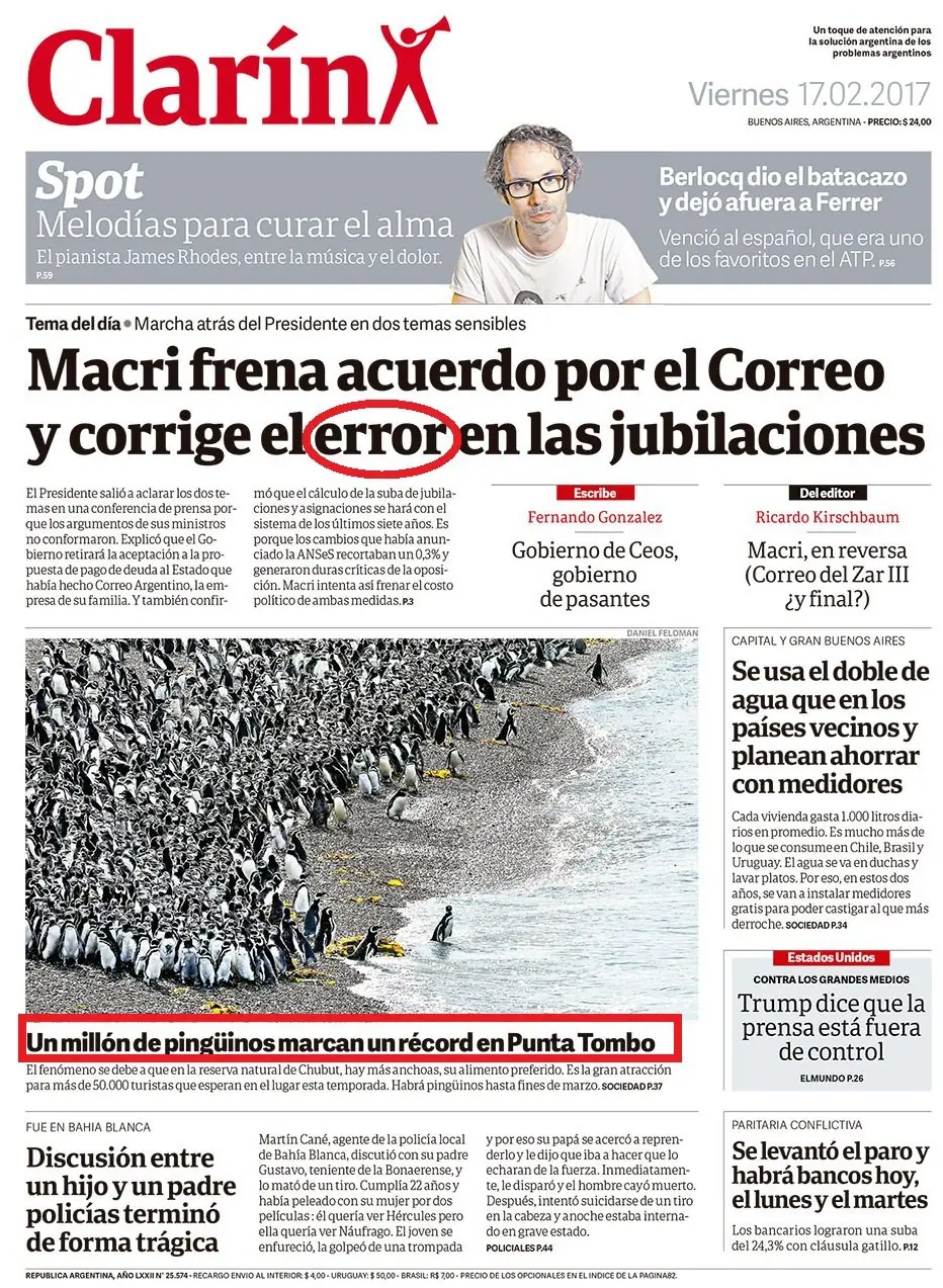 Clarín le sigue militando el ajuste a Macri