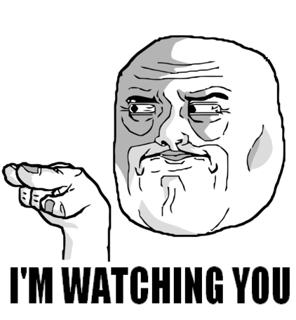 i am watching you
