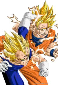 Renders HD de Goku y Vegeta