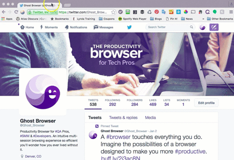 Ghost Browser: multiples sesiones en el mismo navegador
