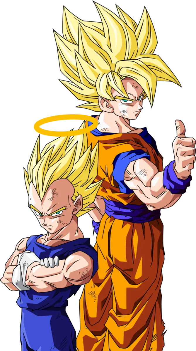 Renders HD de Goku y Vegeta