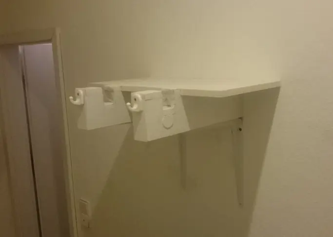 Estantería para colgar bici en pared