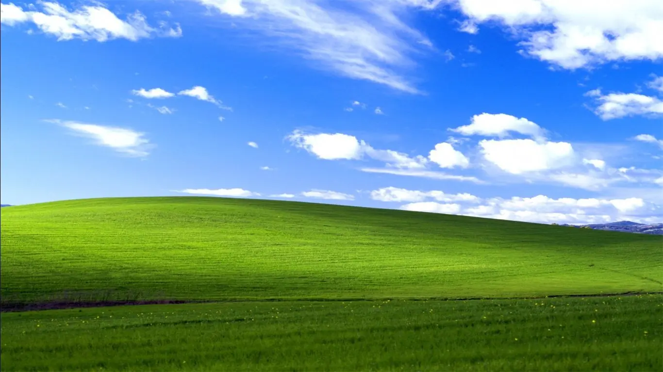 El fondo de pantalla de Windows XP cumple 20 años!