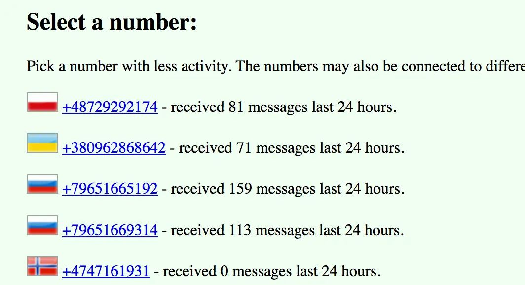 Como recibir sms online