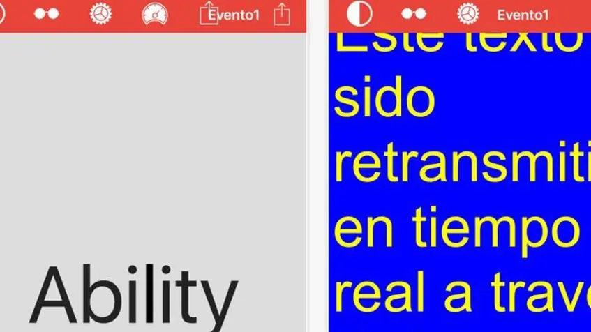 Una ‘app’ para alumnos con sordera, baja visión o dislexia!