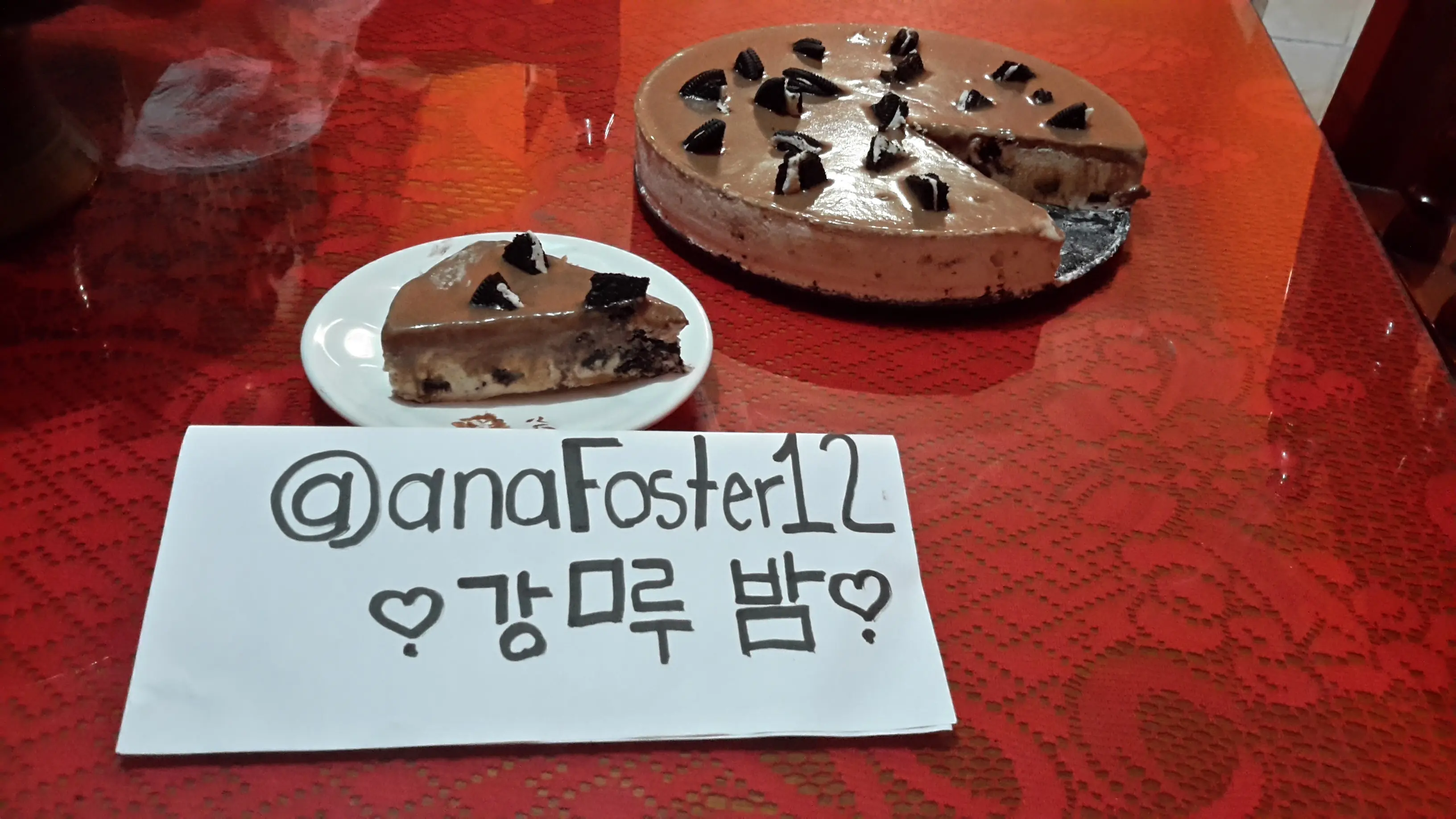 pastel de oreo