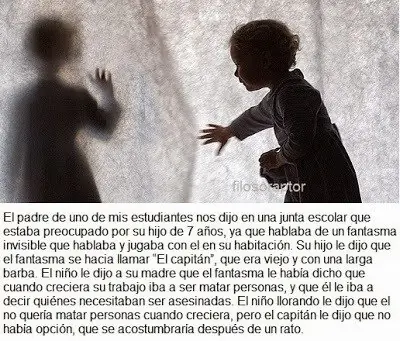 Cosas aterradoras dichas por niños sobre amigos imaginarios.