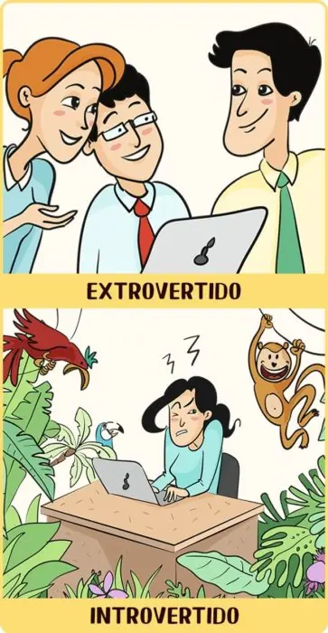 extrovertida