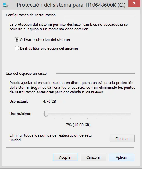 eliminar eliminar