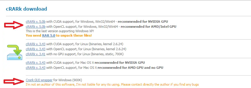 Recuperar contraseña de archivo Win RAR