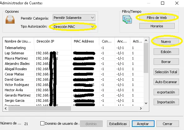 configuracion