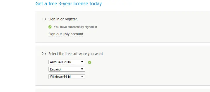 Autocad 2016 original gratis por 3 años (y autodesk)