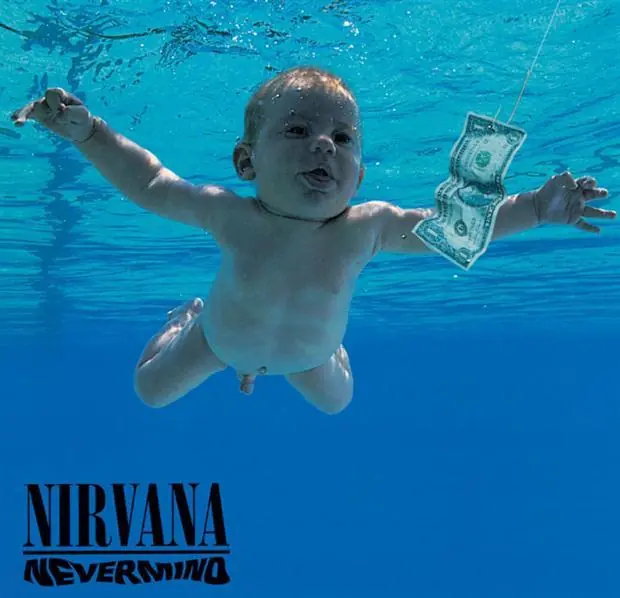 El bebe de la portada de Nirvana recrea la foto tras 25 años