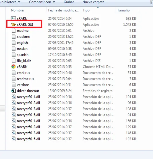 recuperar contrasena win rar