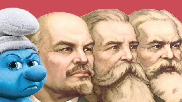 Los pitufos comunistas : Desesperación zurda al palo