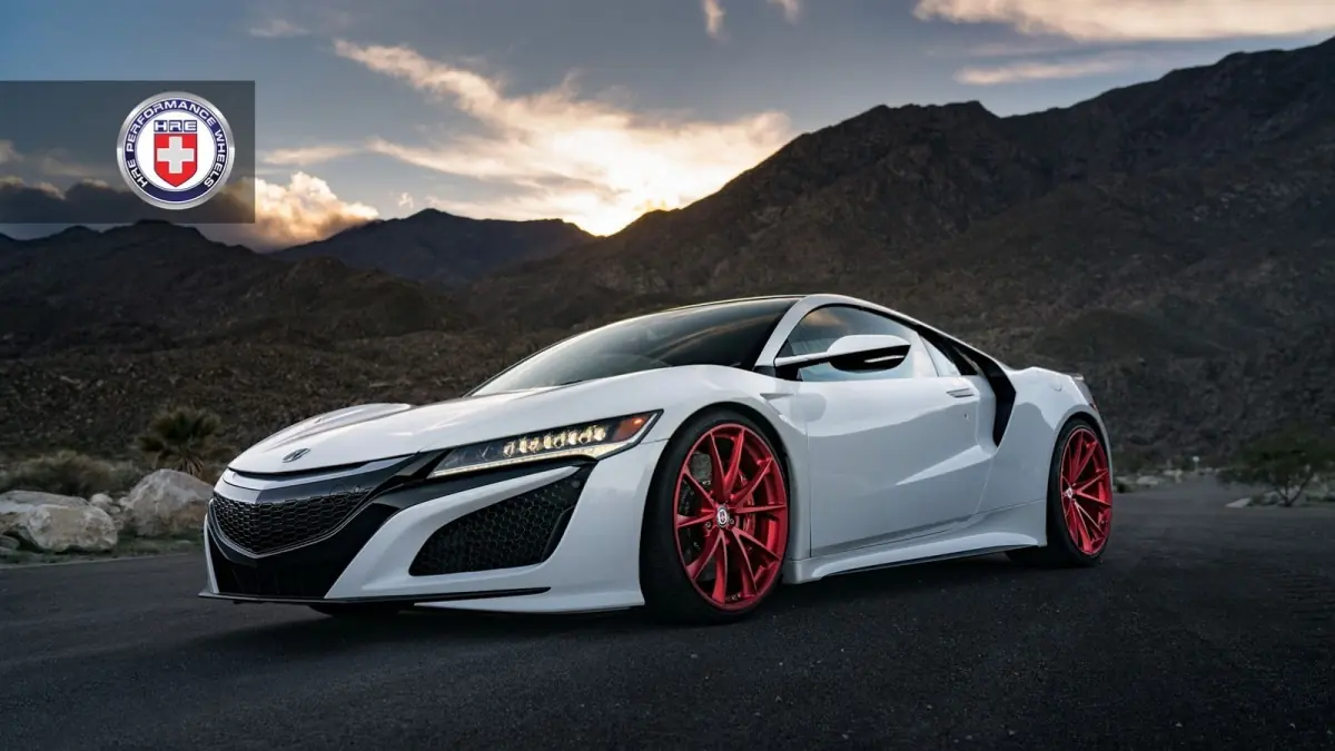 Así le sientan estas llantas HRE al nuevo Honda NSX