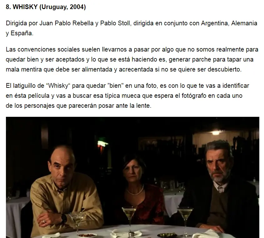 10 Películas latinoamericanas que no puedes dejar de ver