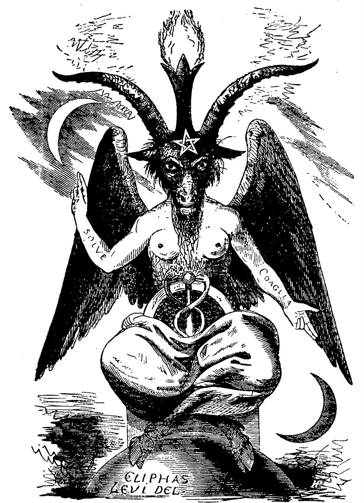 Baphomet según Eliphas Levi