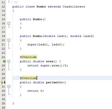 Areas y perimetros en java.