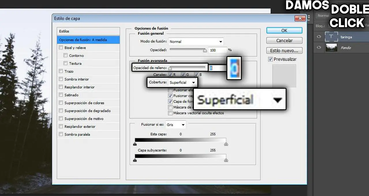 Photoshop cs6 Como hacer texto t