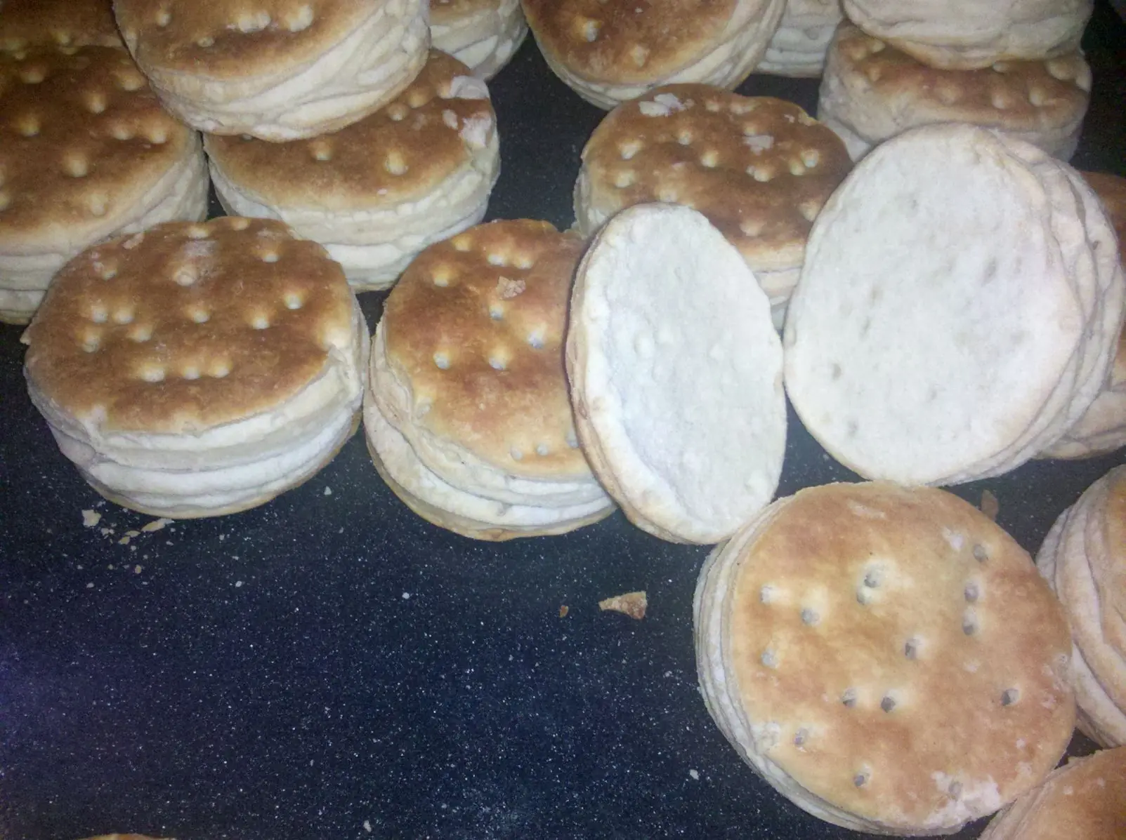 Bizcochos hojaldrados... para el te.