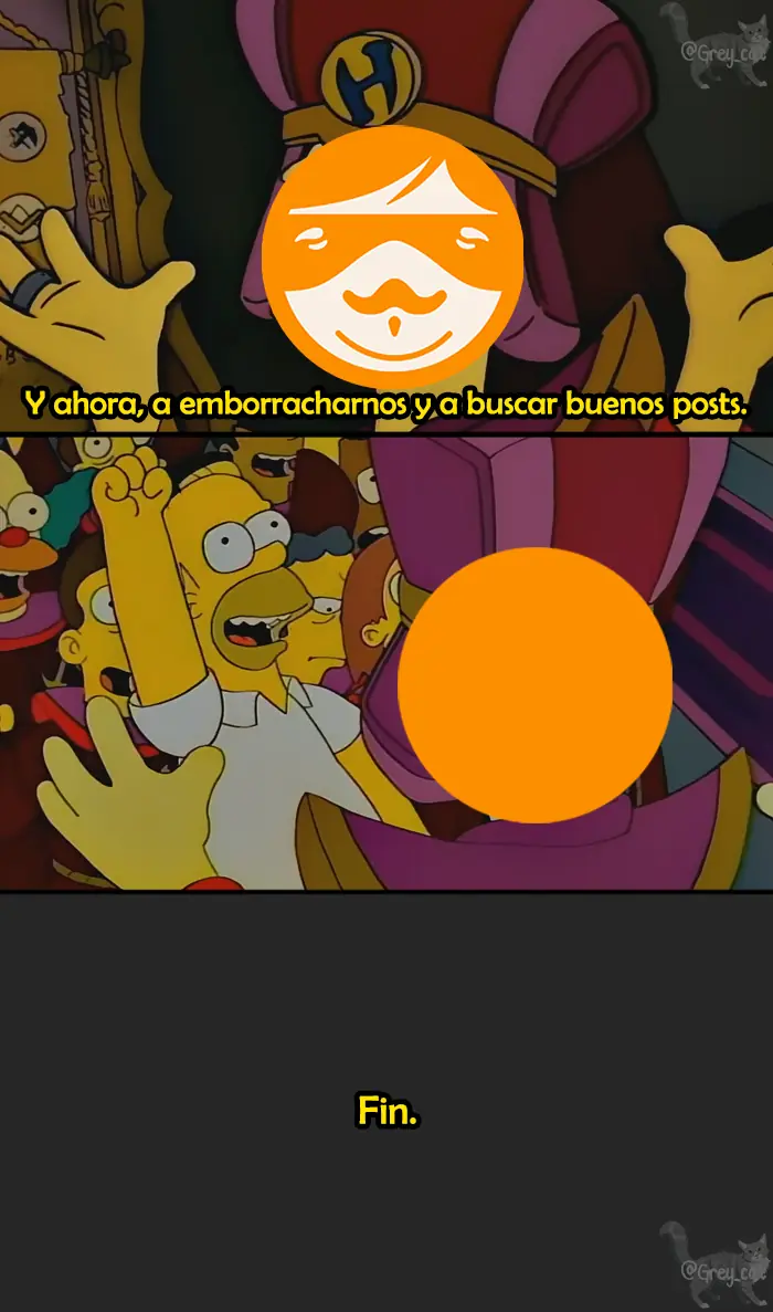 Homero entra a "Los Linsones".