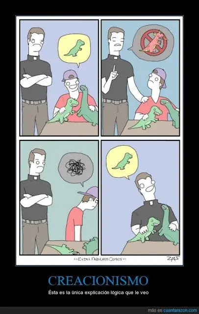 Humor creacionista para comenzar el dia, pasa lince