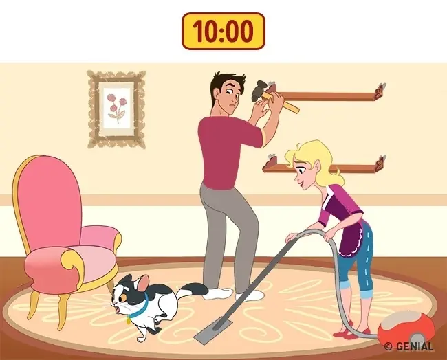 Un día en la vida de mis vecinos de arriba