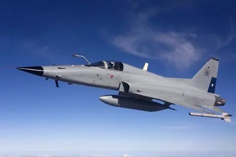 F-5 Tiger III Plus, su historia en Chile