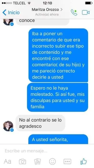 Seguía una página para adultos no se imagino que su madre...