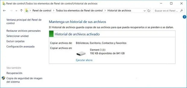 Cómo hacer un backup de tu PC en Windows 10