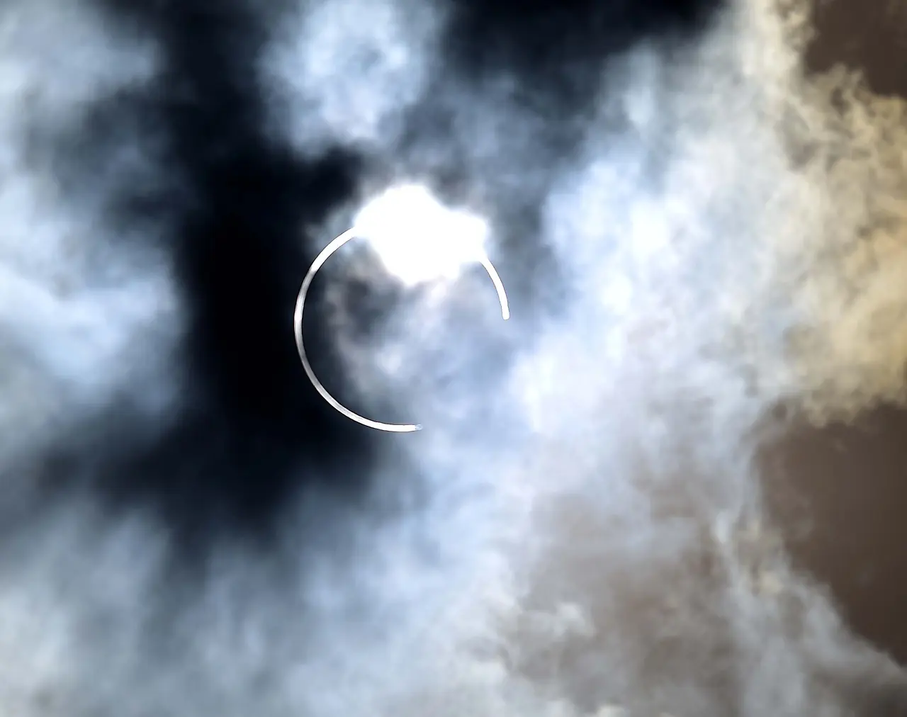 Si te perdiste el eclipse solar, así fue como se vio