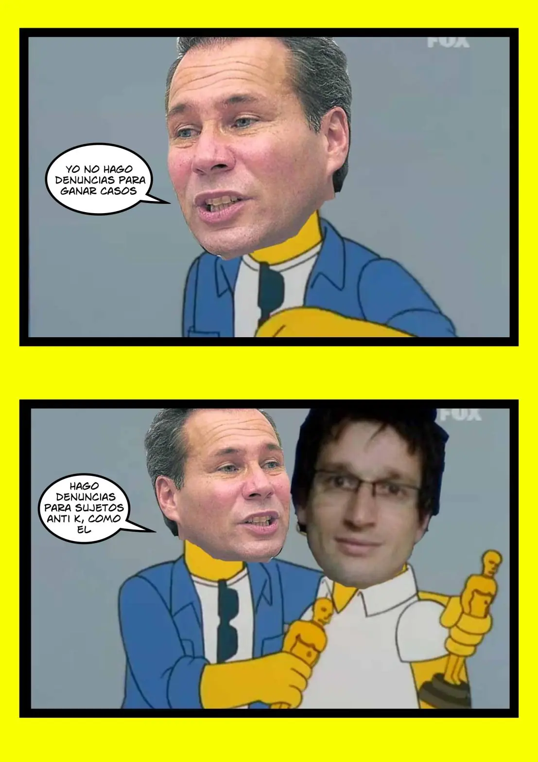 Los Simpson y el caso Nisman. Entre y reite.